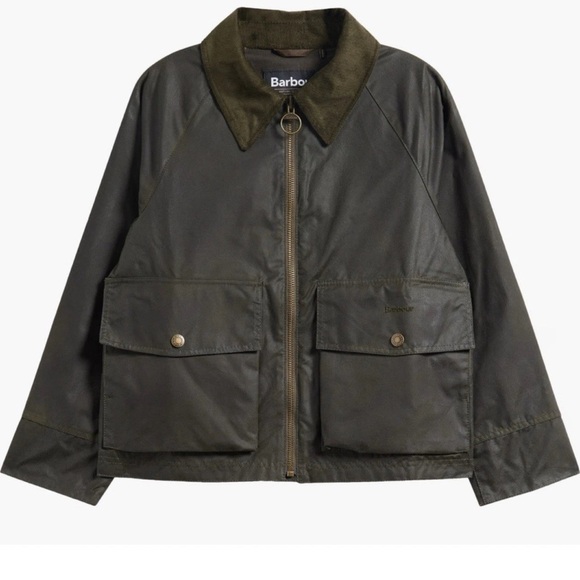 Barbour Croxdale Archive Olive wax water Repellent Jacket 6US - Picture 1 of 5